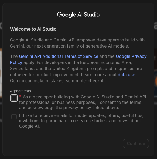 AI Studio Terms