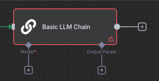 Basic LLM Chain Node