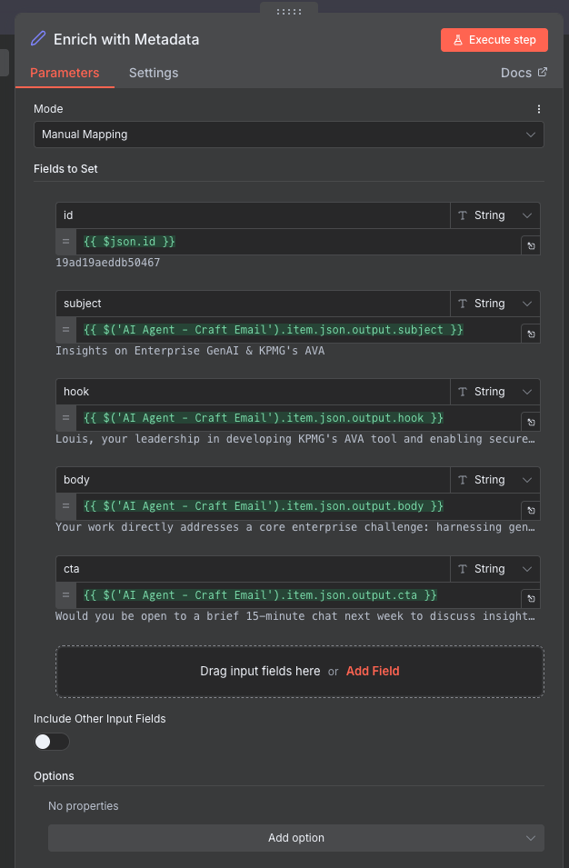 Metadata Enrichment Configuration